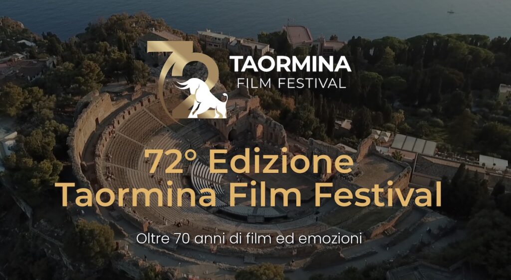 Taormina Film Festival, la 72ª edizione dal 10 al 14 giugno